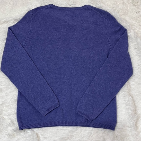 Charter Club 100% Cashmere Crew Neck Sweater Luxury Petite - Picture 5 of 7